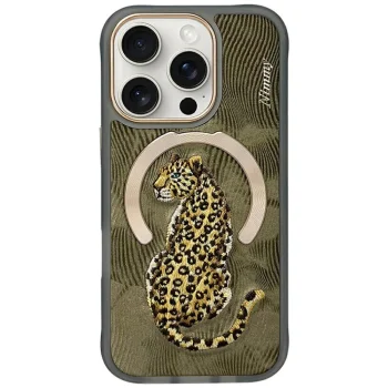 Nimmy Magnetic Fantasy Animal MagSafe Case for iPhone 16 Pro Max, Gold