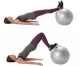 Exercise Fitness Gym Pilates Yoga Peanut Ball - Silver, 50 cm