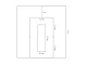 U-shaped bed separator for 4m greenhouses, metal profile 10 cm
