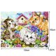Maaleo Paint by Numbers Kit Kittens, 40x50 cm