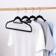 Velvet Clothes Hangers, 20 pcs, Black