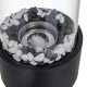 Tabletop Bio Ethanol Fireplace Kaminer 26300, 28x16 cm, Black