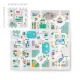 Foam puzzle mat 120 cm x 120cm + foam figures Nukido Town