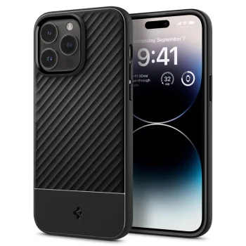 Apple iPhone 15 Pro Max 6.7'' Spigen Core Armor Case Cover, Black