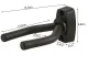 Malatec Wall Mount Guitar Hanger / Holder, Black
