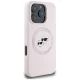 Karl Lagerfeld Silicone Double Heads And Circle MagSafe Phone Case Cover iPhone 16 Pro Max Pink