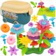 Kruzzel 00026331 Garden Building Blocks for Kids, 139 Pieces
