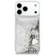 Guess Liq case. Glitter Charms iPhone 17 Pro - silver