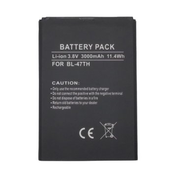 LG BL-47TH Battery Replacement 3000mAh for LG Vista D631, G Pro 2 Lite