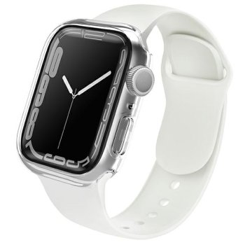 Uniq Legion aizsargkorpuss Apple Watch Series 7/8/9 (41mm) Caurspīdīgs