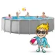 Intex 26756 Frame Pool 610x132 cm (18-in-1 Set)