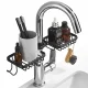 Universal Sink Faucet Organizer DA122, Black