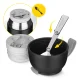 4Fizjo Stainless Steel Food Flask 720 ml, Black