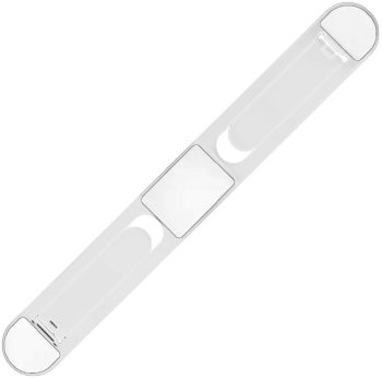 Saliekama portatīvā datora pamatne, plastmasa, balta