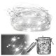 Christmas Wire Fairy Lights 100 LED Battery Operated, 10 m, Cold White