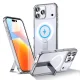 Samsung Galaxy S25 FE Case Hybrid Armor X with Stand & MagSafe, Transparent