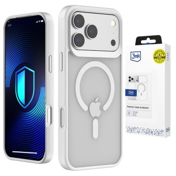 MagSafe Case 3mk Smoke iPhone 17 Pro Max White Translucent
