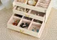 Beautylushh Jewelry Box, Beige