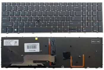 Keyboard for HP ZBook 15 G5, G6, 17 G5, G6 with Backlight and Trackpoint