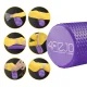 Masažinis volelis su dygliukais 4FIZJO CARE+ 60 cm, violetinis