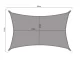 Waterproof Sun Shade Sail 3x2m, Rectangular, Grey