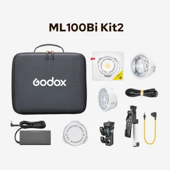 Godox ML100 Bi-color Kit 2 LED Video Light