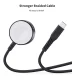 Choetech T319 MFI 5W wireless charger Apple Watch + USB-C cable - black
