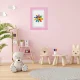 Wooden A4 Photo Frame with Storage Compartment, Pink