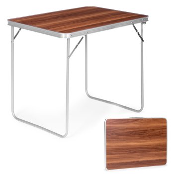MultiGarden GMFC-FY8060 WODERN Folding Camping Table 80x60 cm, Brown