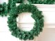Large Christmas Wreath, Decorative, 50 cm, Green