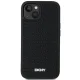 Dkny iPhone 15 / 14 / 13 Case 3D Rubber Repeat Pattern, Black