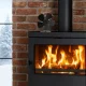 Kaminer 5-Blade Heat Powered Stove Fan 26206 for Fireplaces, Black