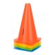 Sports Training Cones 10 Pcs Trizand 23 cm, Multicolored