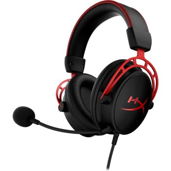 HyperX Cloud Alpha Gaming Headset, Black/Red