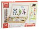 Double-sided magnetic board with accessories