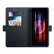 3mk Wallet Case for Sony Xperia 1 V, Black