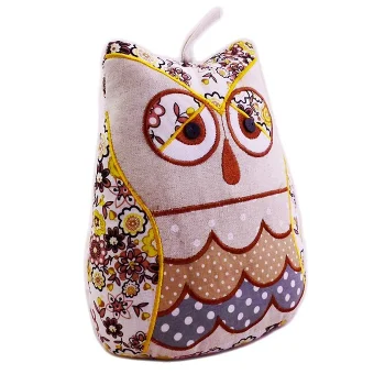 Brown Owl Mascot and Pillow Toy