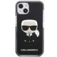 Apple iPhone 13 mini 5.4\" Karl Lagerfeld Iconik Karl Case Cover (KLHCP13STPEIKK), Black
