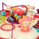 Baby Activity Table with Piano, Drums and Shape Sorter Bibi-inn, Pink