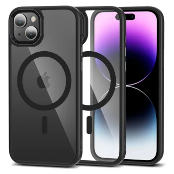 Tech-Protect iPhone 15 Case MagMat MagSafe, Clear Black