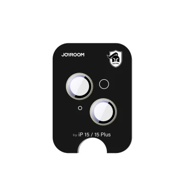 Kameros apsauginis stiklas Joyroom JR-MFY0251 skirtas iPhone 15 / 15 Plus, geltonas