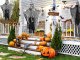 Hanging Ghost Skeleton Halloween Decoration 80 cm