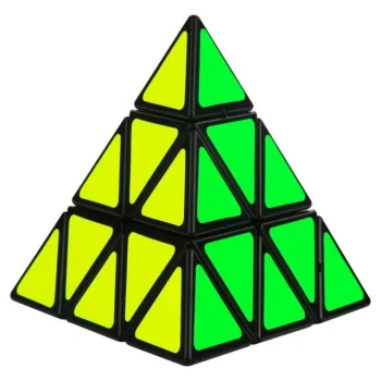 Ikonka Pyraminx Logic Game - Puzzle Cube, 9.7 cm