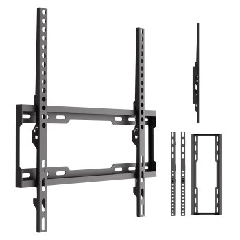 Maclean MC-187 TV Wall Mount, 32-75", up to 45kg, VESA 400x400, Black