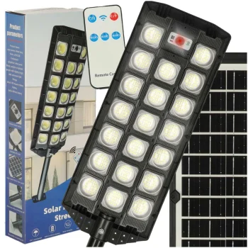 Outdoor LED Solar Lamp with Motion Sensor KX3093, 60W, Black