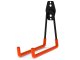Heavy Duty Double Wall Hook for Garage Tool and Bike Storage, Black-Red