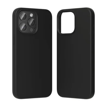 Vention KUFB0-40 Silicone Case for iPhone 15 Pro Max, Black