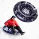 Winter Inflatable Sledge Vatrushka Snow Tube, 110 cm