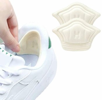 Adhesive Foam Heel Grips for Shoes 5 mm, Cream