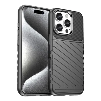 Thunder Case for iPhone 16 Pro Max, Black